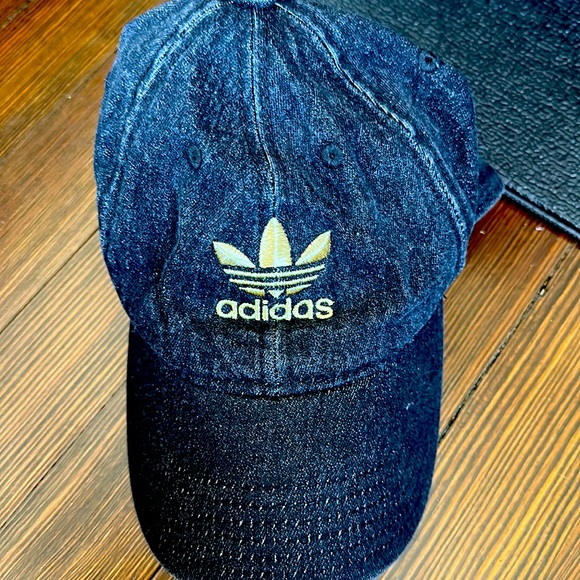 adidas Accessories - NWOT ADIDAS WOMENS BLACK DENIM HAT